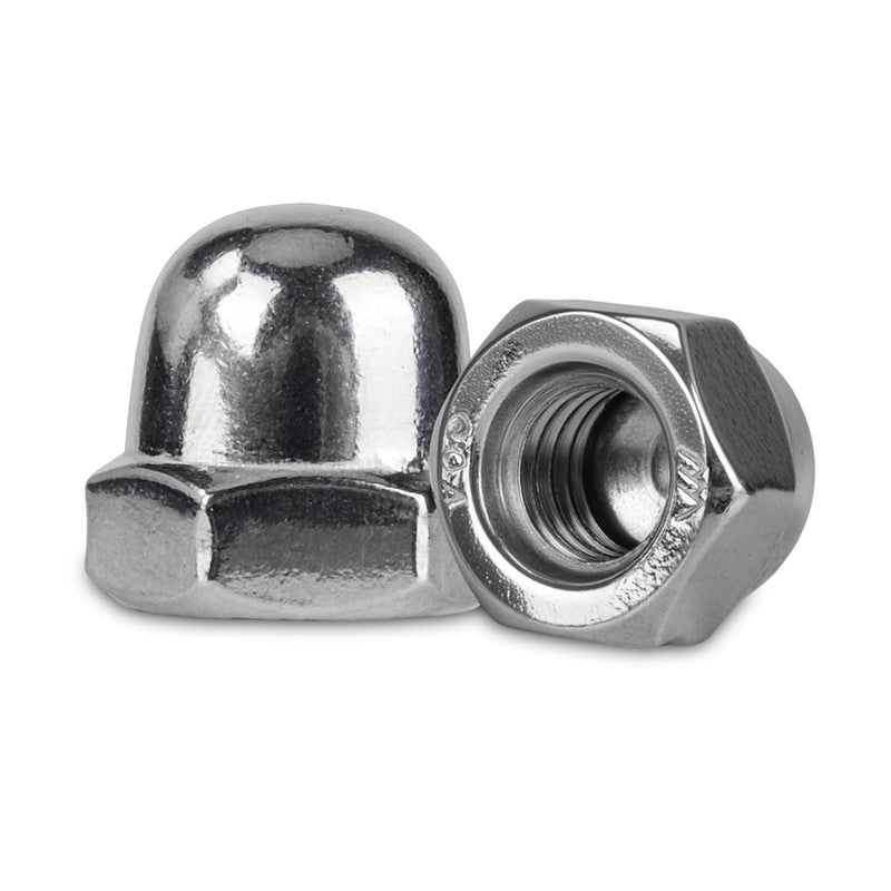 Vmuter M4 Acorn Cap Nuts, 304 (18-8) Stainless Steel Dome Nuts for Furniture Automotive Marine Hardware, 50pcs - Image 1